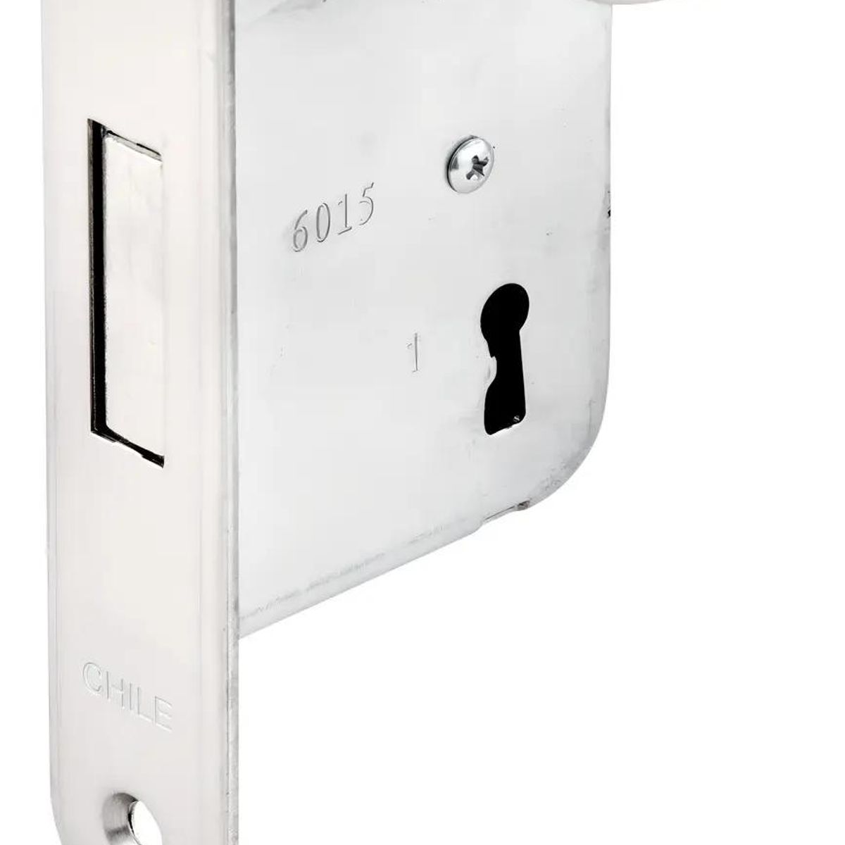 GENERICO - Cerradura embutida para dormitorio color inox