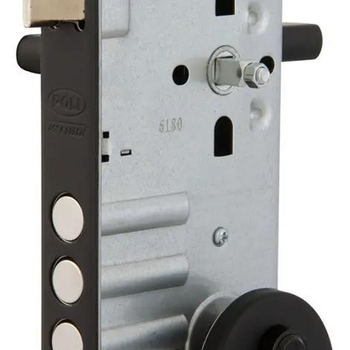 GENERICO - Cerradura embutida para puerta izquierda B60 color negro