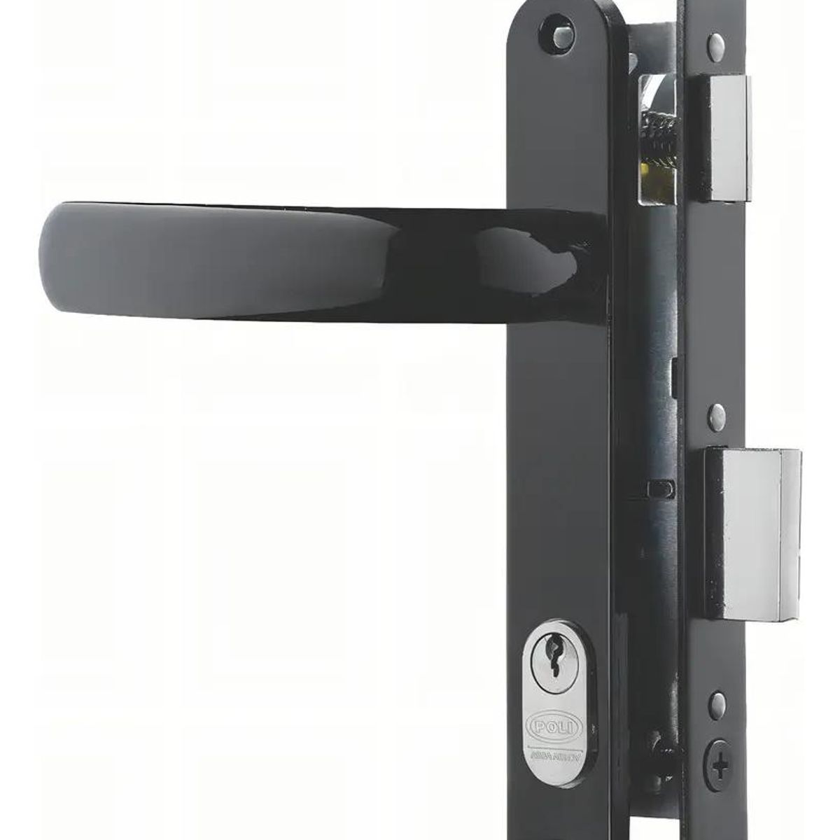 GENERICO - Cerradura para puerta abatible color negro