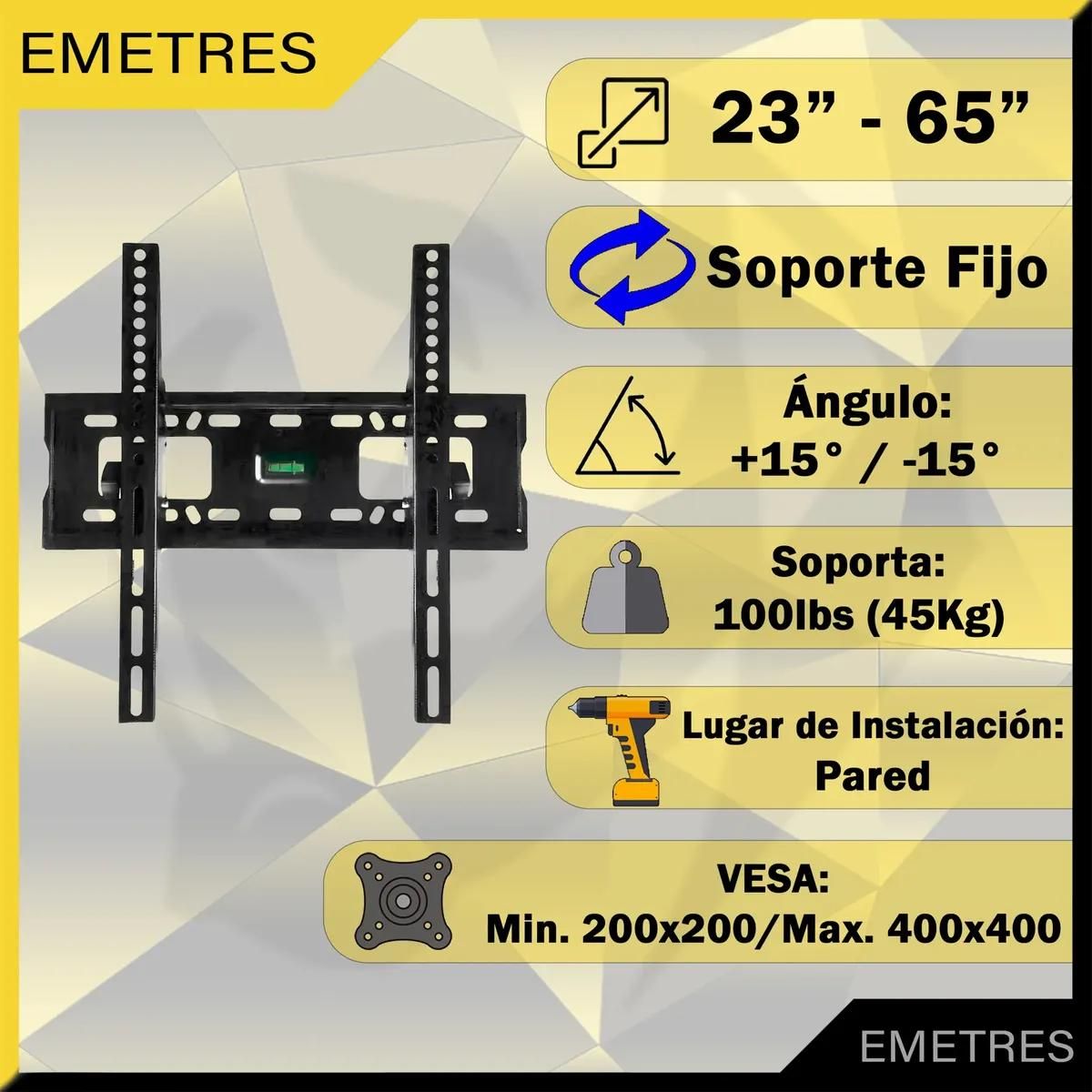 GENERICO - Soporte para TV de 55 pulgadas hasta 45 kg