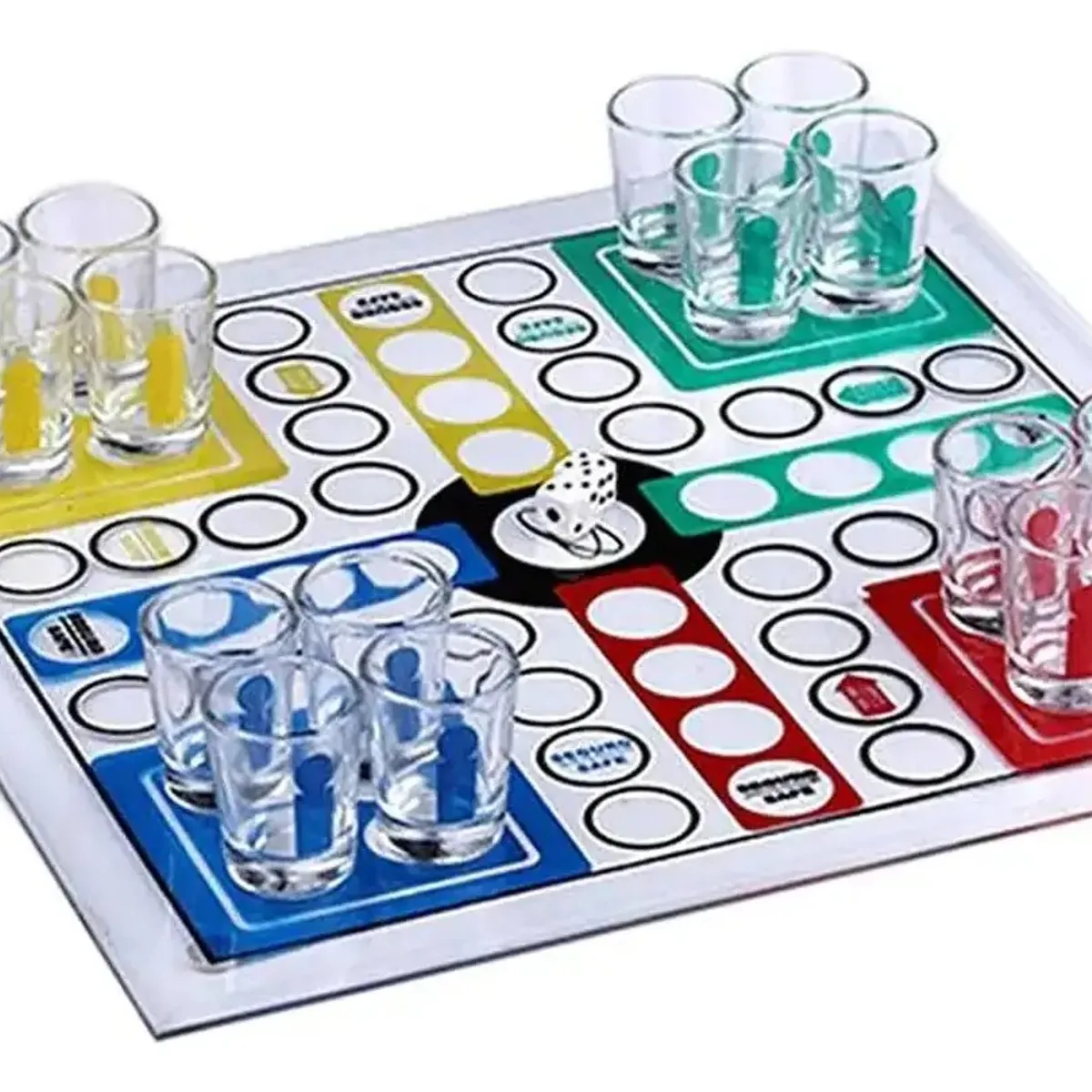 GENERICO - Juego De Mesa Ludo Beber Tragos 4 Jugadores