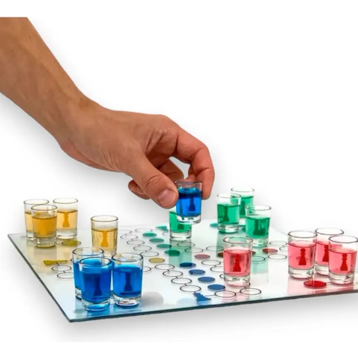 GENERICO - Juego De Mesa Ludo Beber Tragos 4 Jugadores