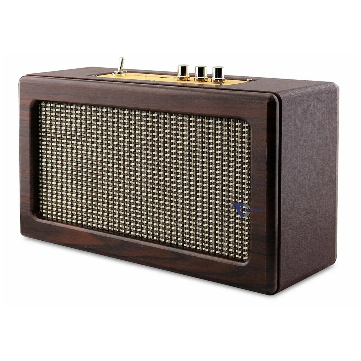 DBLUE - Parlante BT Retro Dblue 30w Inalámbrico DBRP273 Café