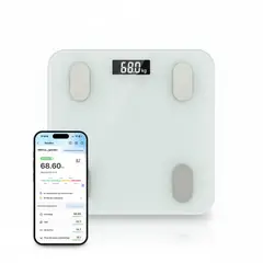 VITALIA TECHNOLOGY - Pesa Inteligente Balanza Digital Vitalia Bluetooth Baño IMC