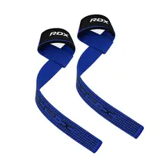 SDFIT - Straps Agarre Vendas RDX Algodon Gel Deluxe Azules WAC-S4U+