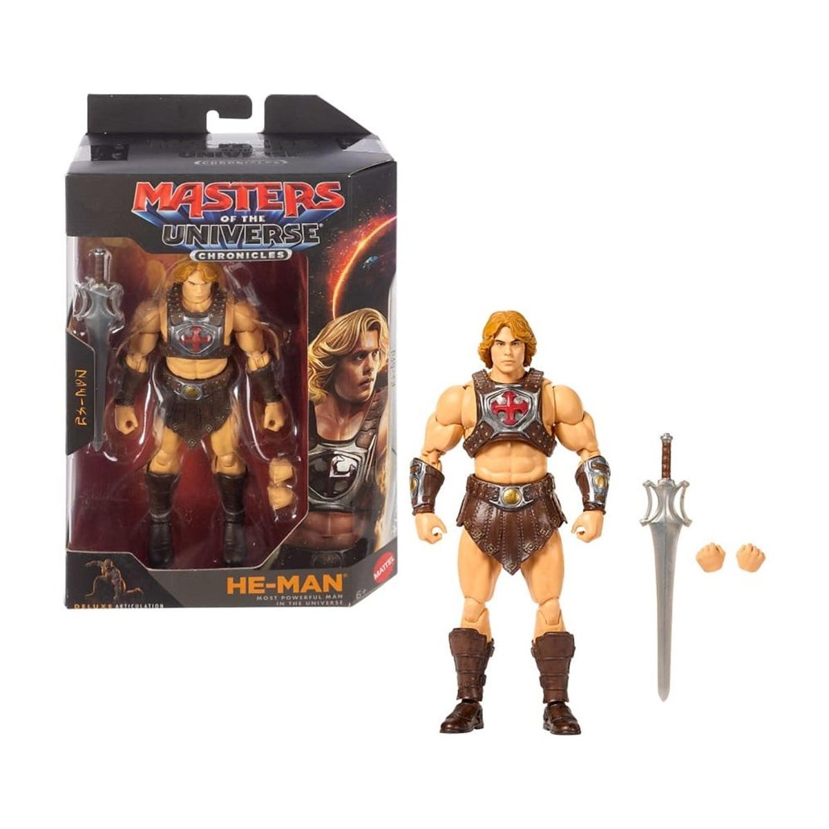 ANSALDO - MOTU FIGURA ACCION HE-MAN ESCALA 1:12 ESPADA PODER