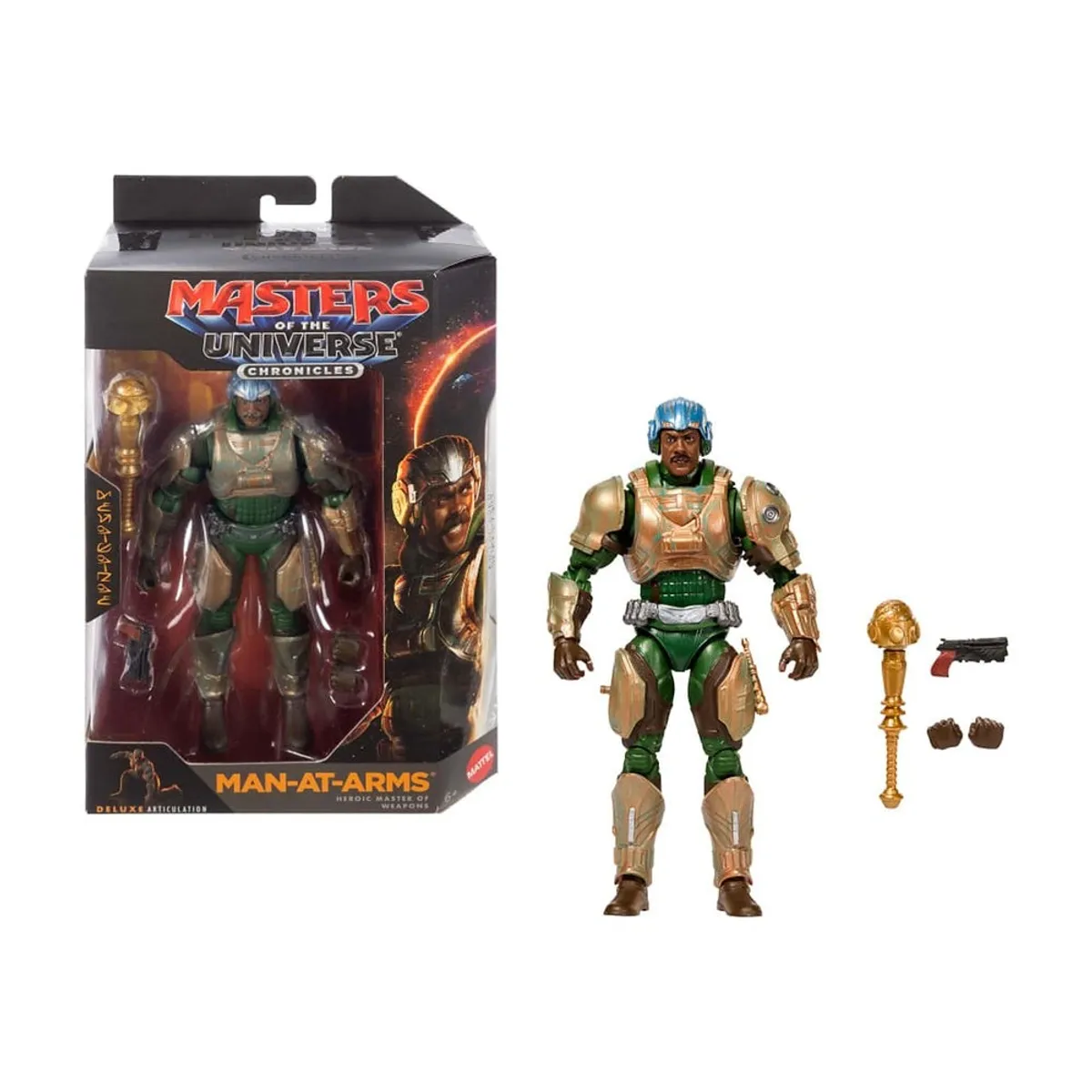 ANSALDO - MOTU HE-MAN FIGURA ACCION MAN AT ARMS DUNCAN ESCALA 1:12