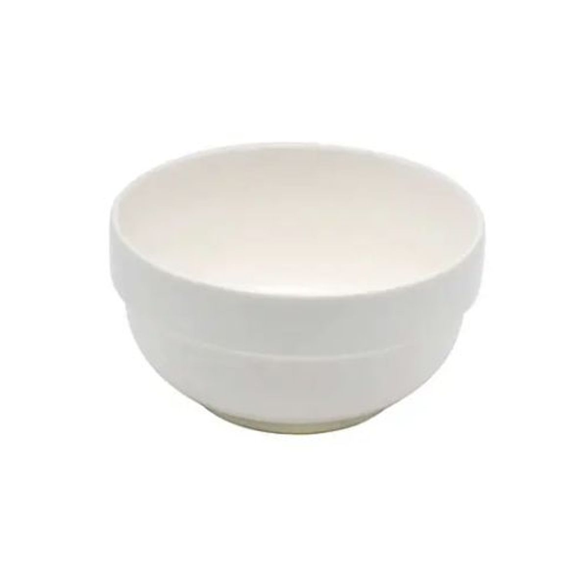 GENERICO - TAZÓN DE CERÁMICA COLOR BLANCO 17,5CM