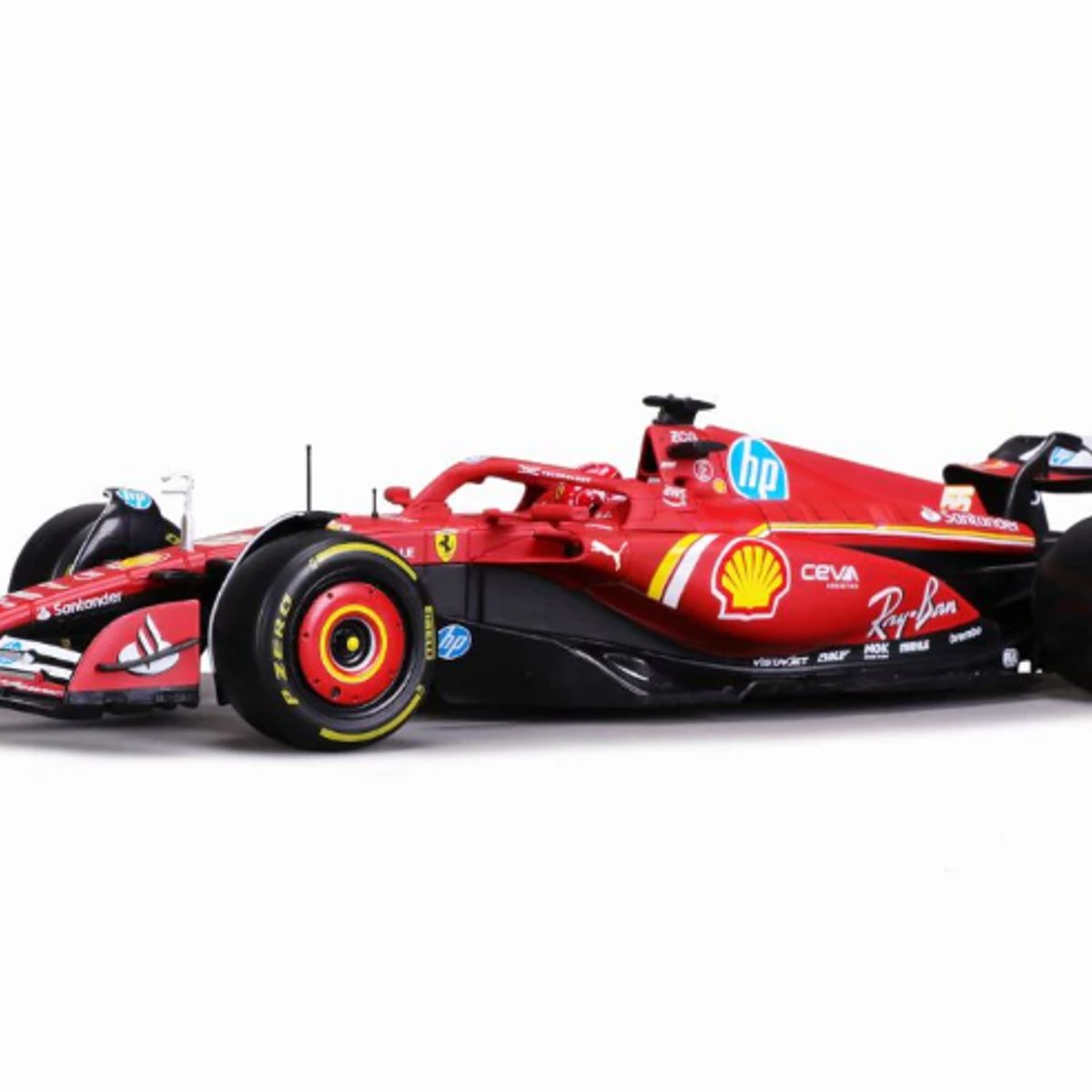 BBURAGO - AUTO SFR FERRARI SF24 2024 CARLOS SAINZ CON PILOTO 1.18