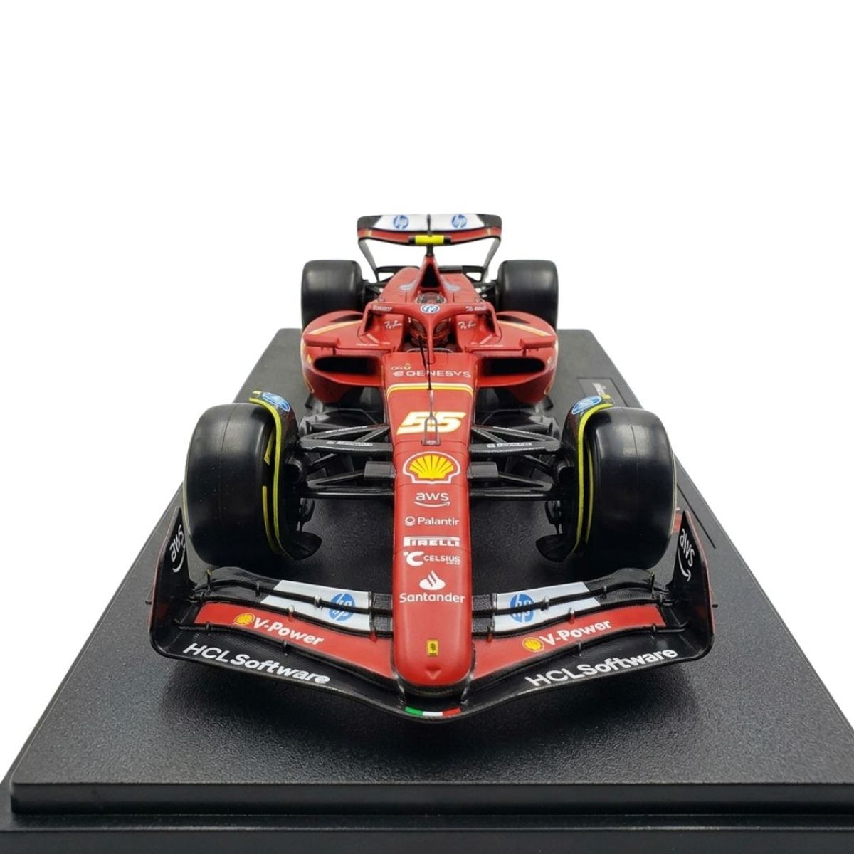 BBURAGO - AUTO SFR FERRARI SF24 2024 CARLOS SAINZ CON PILOTO 1.18