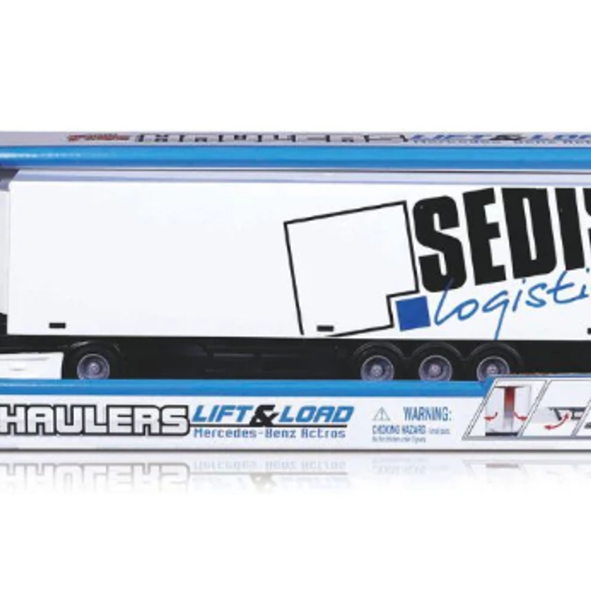 BBURAGO - CAMION MERCEDES-BENZ ACTROS 4x2 CON SEMIRREMOLQUE-GRUA HORQUILLA-ACCESORIOS 1.43