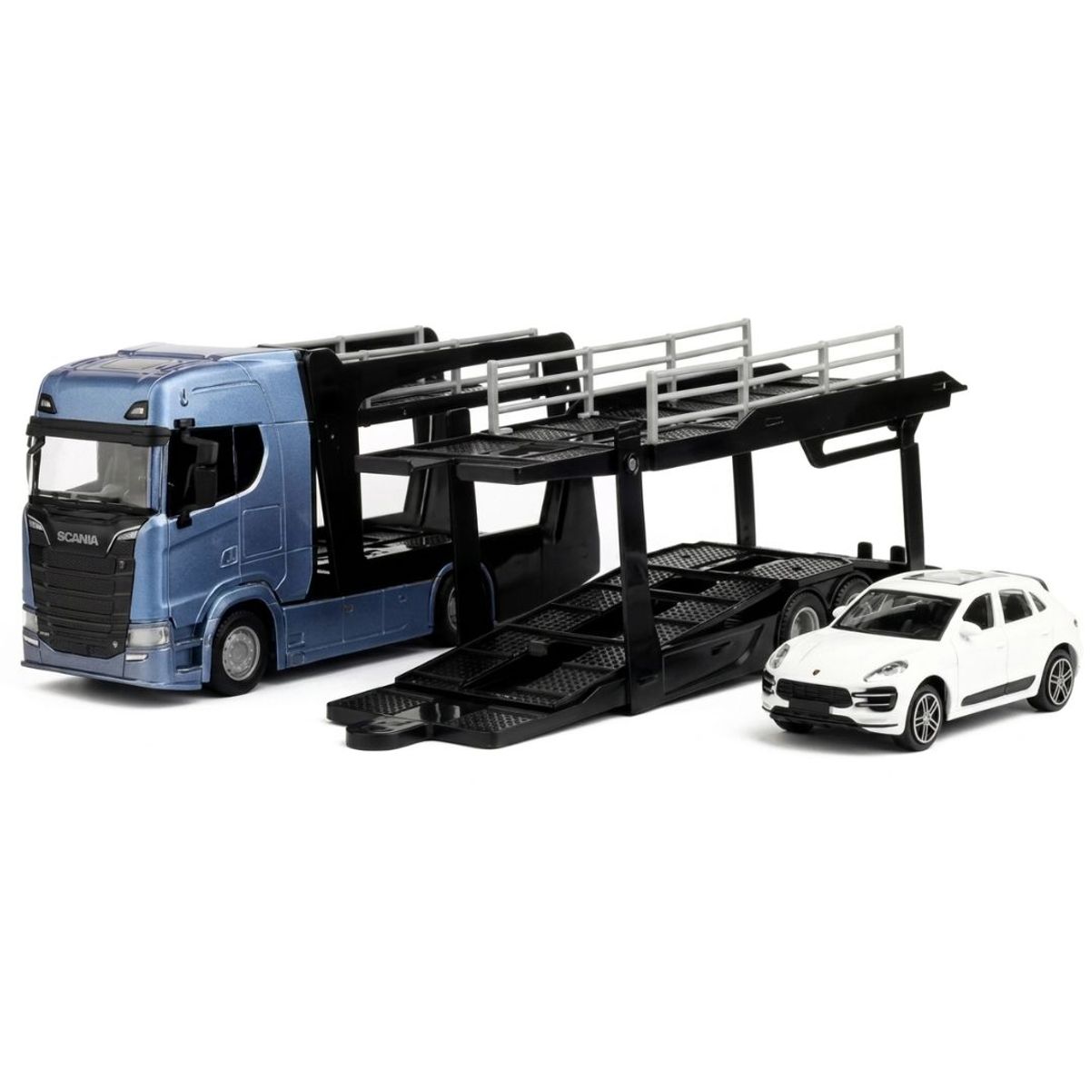 BBURAGO - CAMION SCANIA 770S B 4x2 TRANSPORTE AUTOMOVILES CON PORSCHE MACAN 143