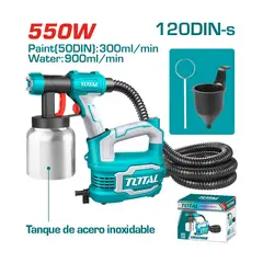 TOTAL TOOLS - Pistola de Pintar 550w 50Dins