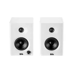 BLIK - Par Parlantes Hi-Fi Bluetooth Bookshelf Lite 30W RMS Blanco