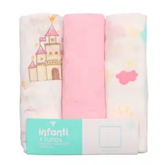 INFANTI - Pack 3 Tutos Rosado