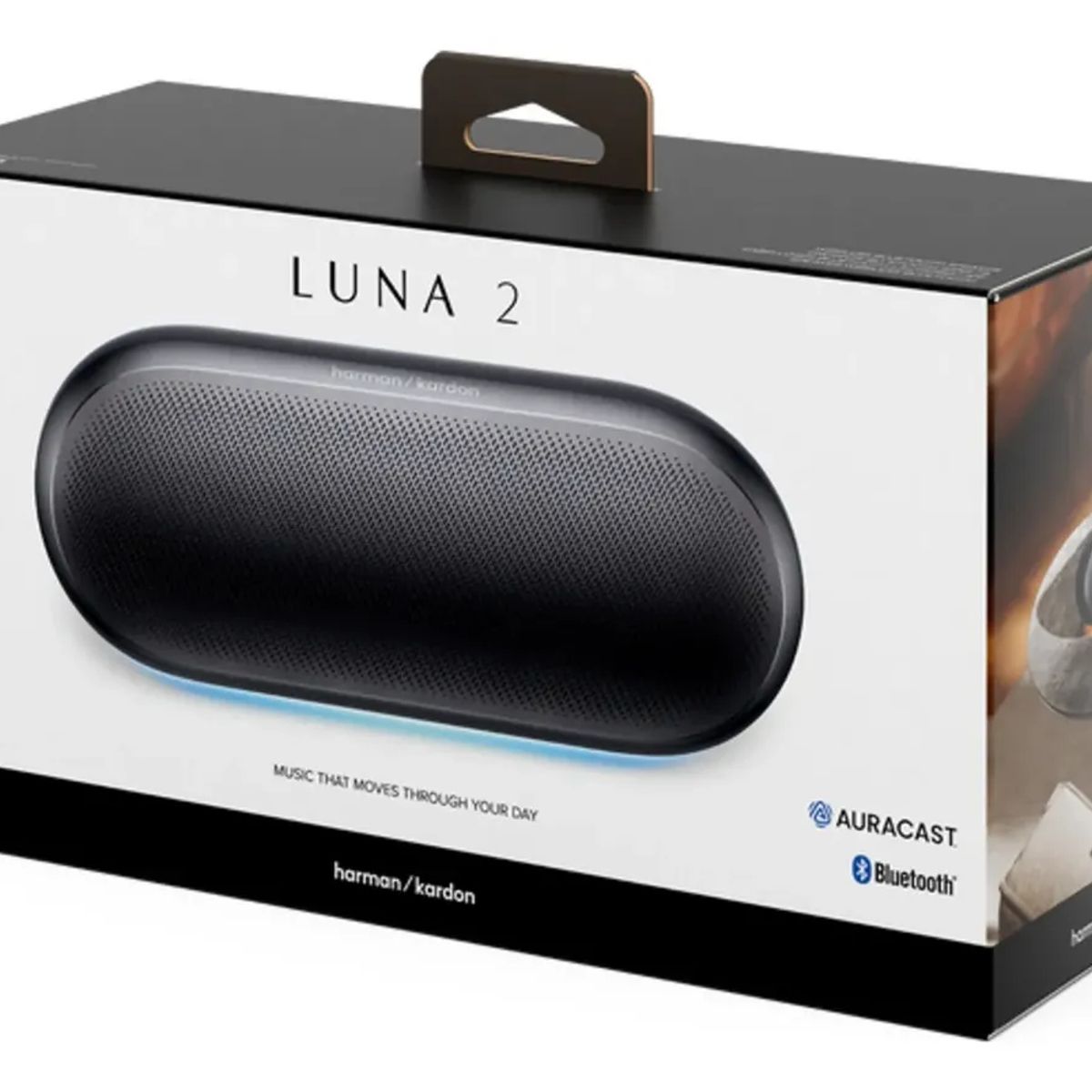 HARMAN KARDON - Parlante Bluetooth Harman Kardon Luna 2 Portátil Sonido Premium Negro