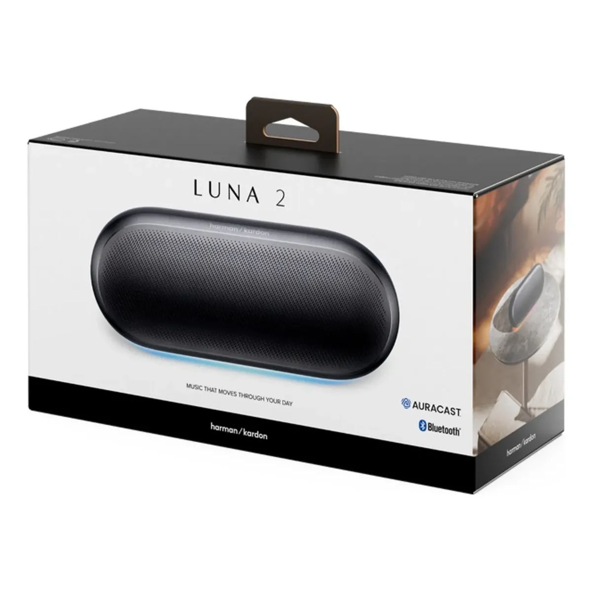 HARMAN KARDON - Parlante Bluetooth Harman Kardon Luna 2 Portátil Sonido Premium Negro