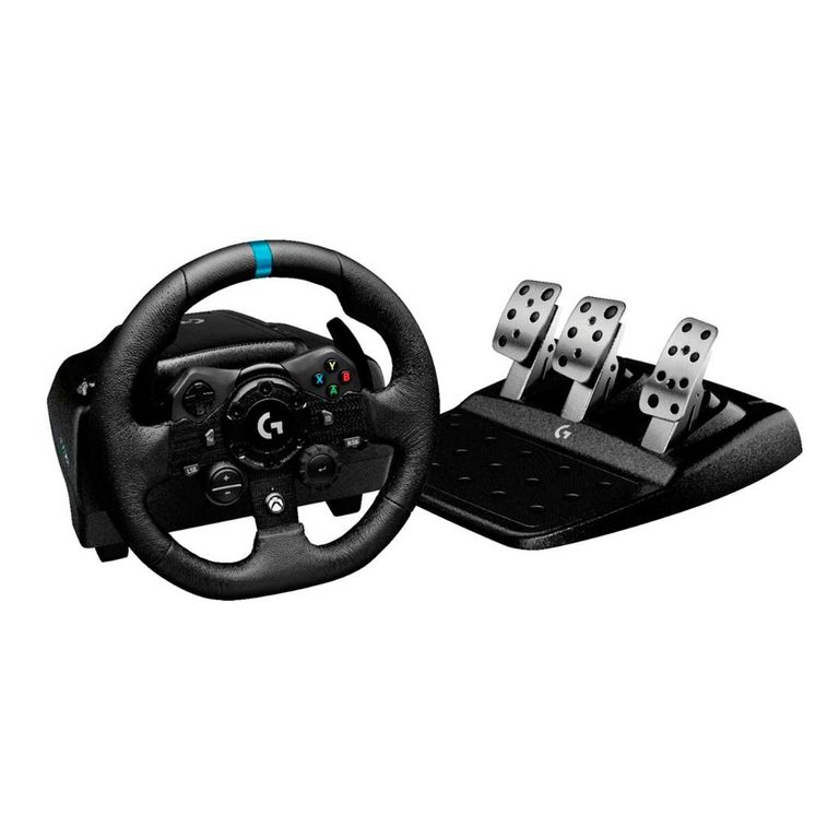 LOGITECH Volante De Carreras con Pedales G923 PS5, PS4 y PC Windows Negro