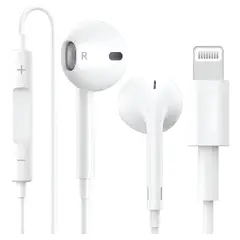 GENERICO - Audífonos con cable para iPhone y Bluetooth manos libres