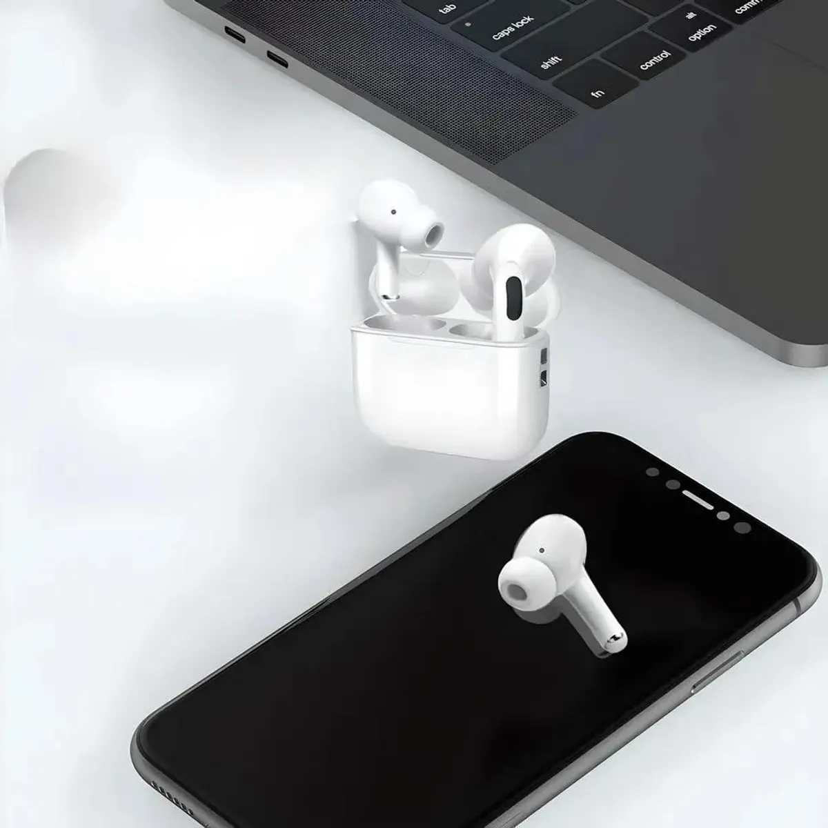 GENERICO - Audífonos Bluetooth tipo Airpod compatibles con iPhone y 