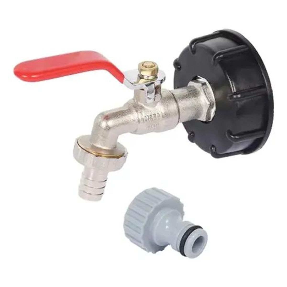 GENERICO - Tapa adaptador IBC S60x6 con salida 1/2 y llave jardín