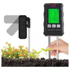 GENERICO - Medidor 6 en 1 pH, humedad, suelo, temperatura