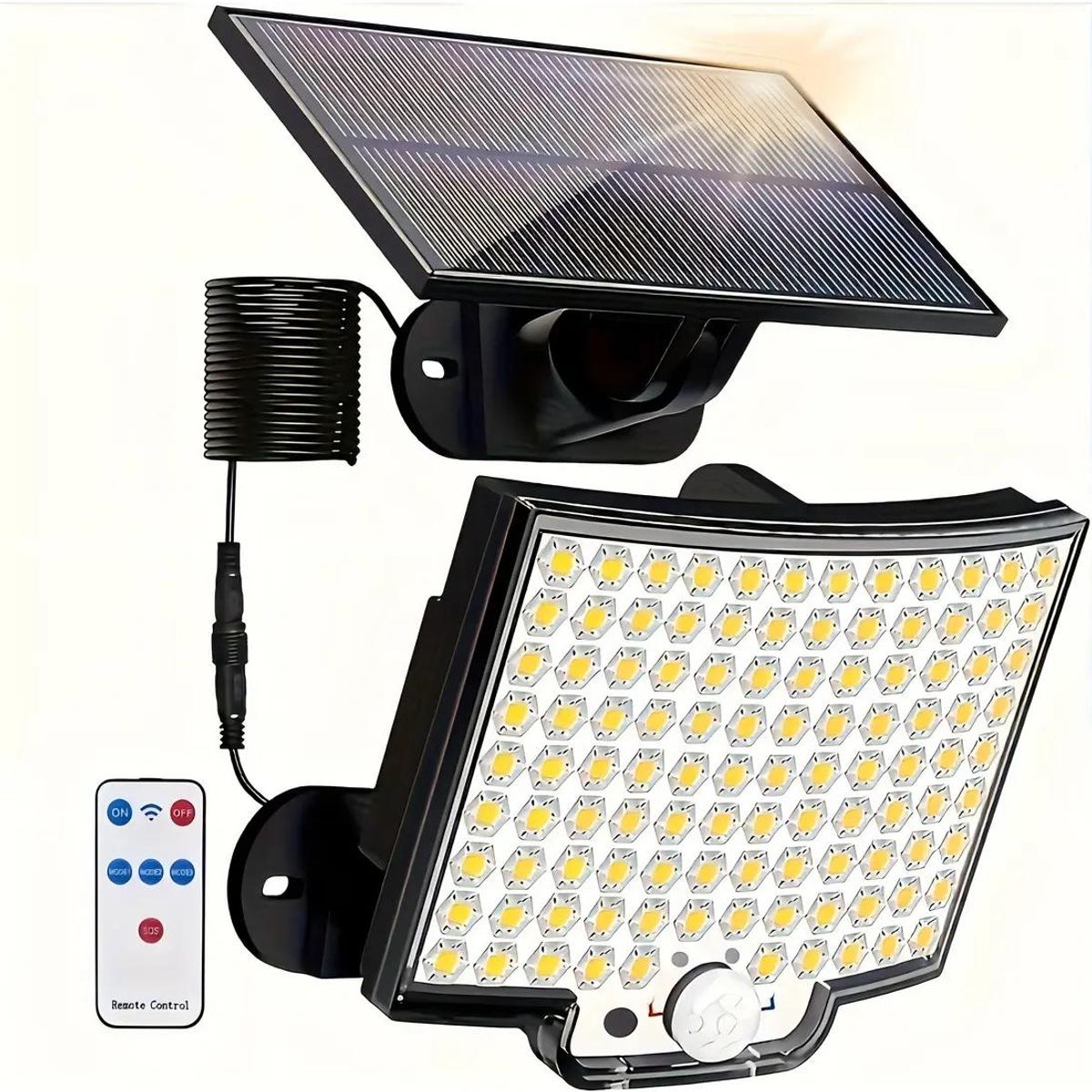 GENERICO - Lámpara LED Solar con Sensor de Movimiento