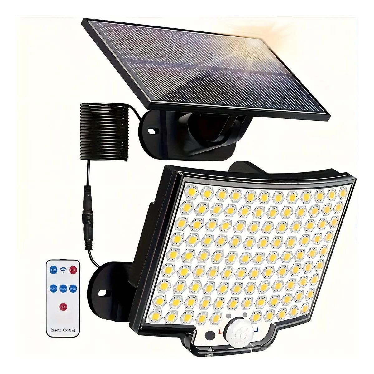 GENERICO - Lámpara LED Solar con Sensor de Movimiento