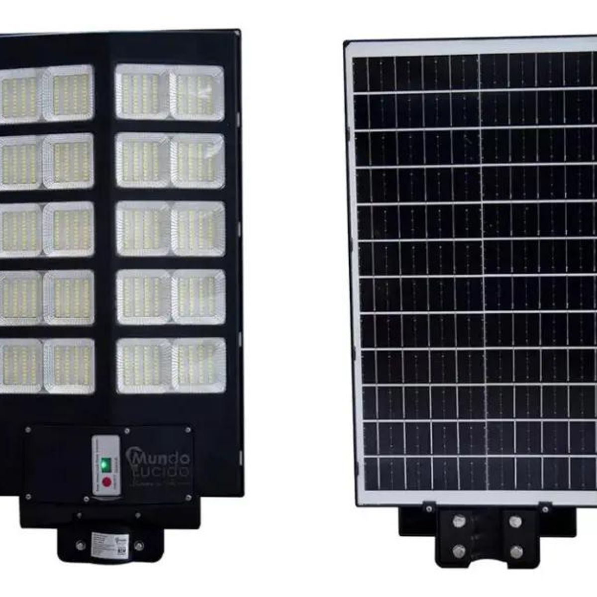 GENERICO - Foco LED Solar Exterior 500W con Control y Poste