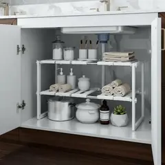GENERICO - Estante Ajustable Multiuso para Cocina y Baño