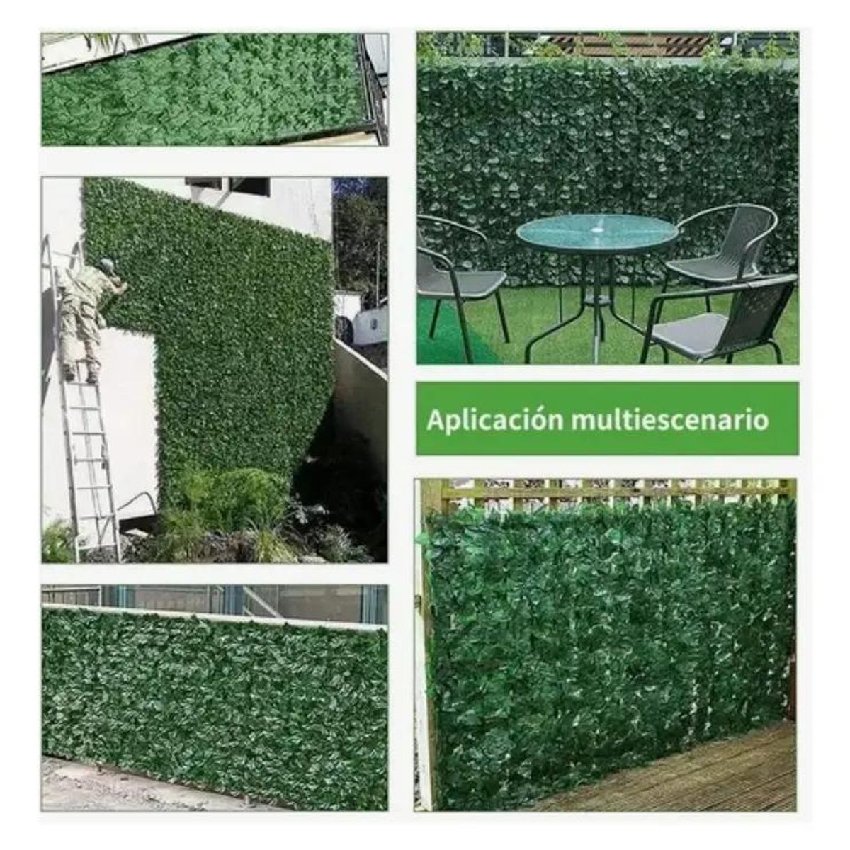 GENERICO - Malla de hojas artificiales para decoración 1x3 m