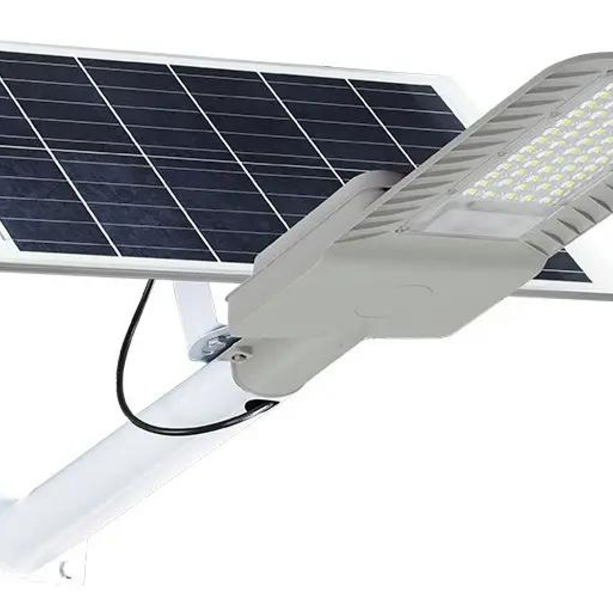GENERICO - Lámpara solar de calle con panel monocristalino 64x67 cm