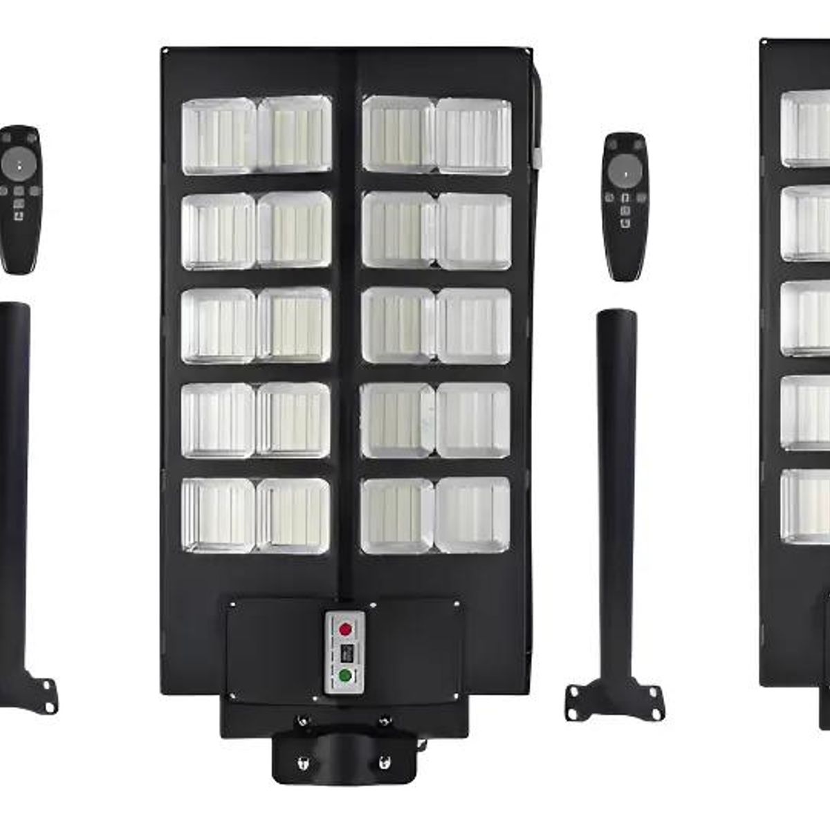 GENERICO - Pack 3 Focos Solares 1000W IP66 para Exterior