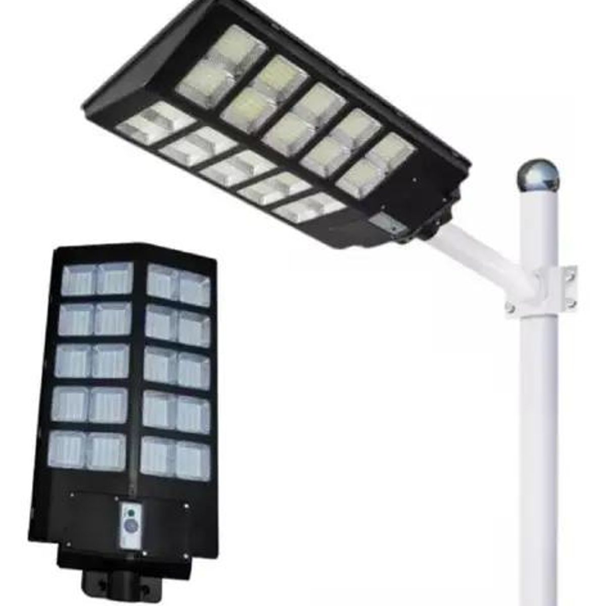 GENERICO - Foco Solar Exterior 1000W Paquete 3 Unidades