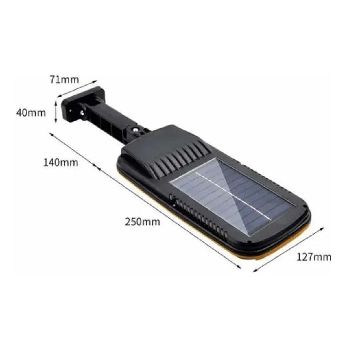 GENERICO - Foco Solar con Sensor de Movimiento y Control Remoto