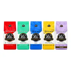 EL BUEN PASTOR - Pack 5 Yerbas Mate Surtidas 500g Sin Gluten