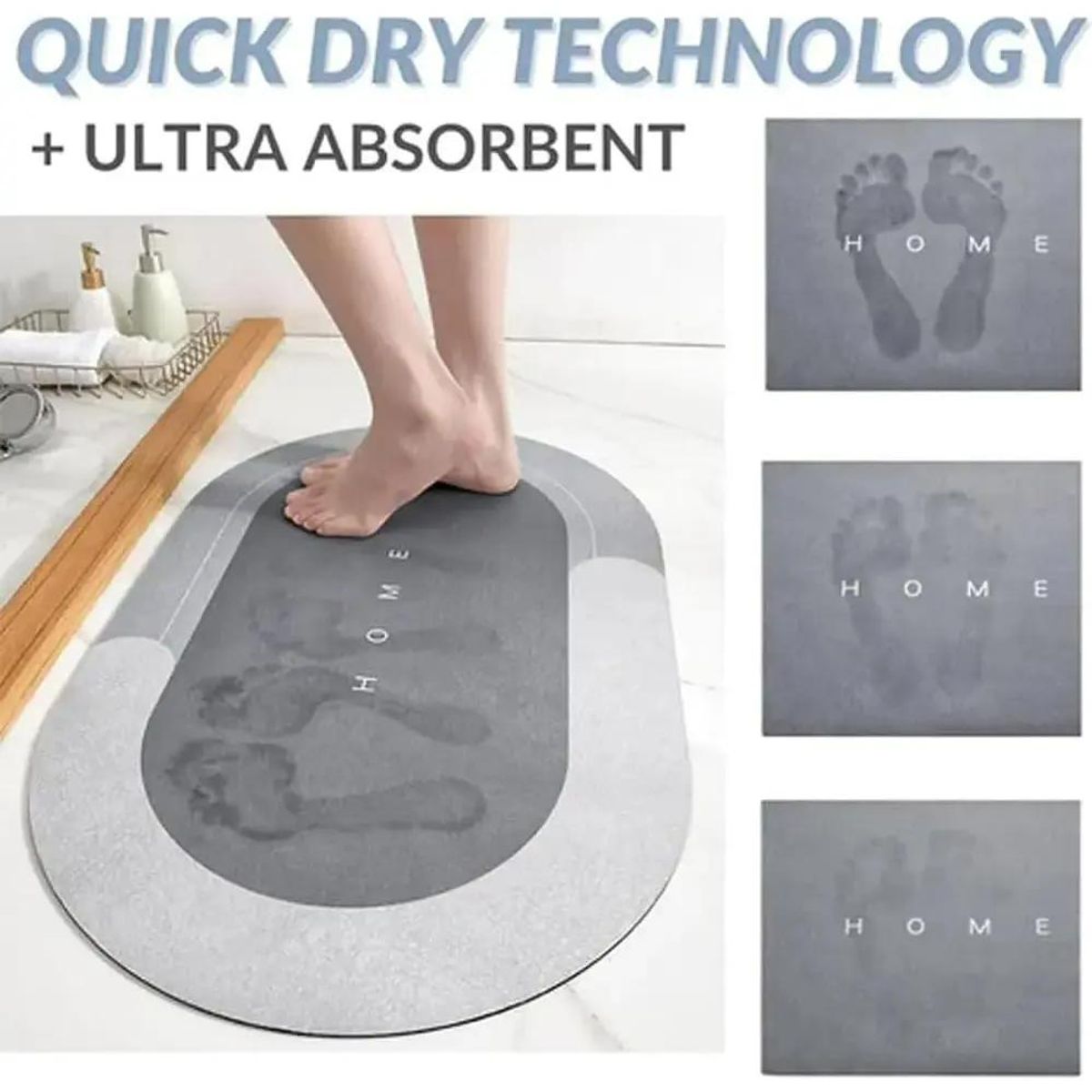 GENERICO - Alfombra de baño antideslizante ultra absorbente