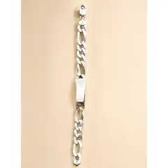 GENERICO - Pulsera Gruesa Eslabones Hombre Plata 925