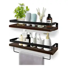 GENERICO - Kit de 2 repisas flotantes para pared