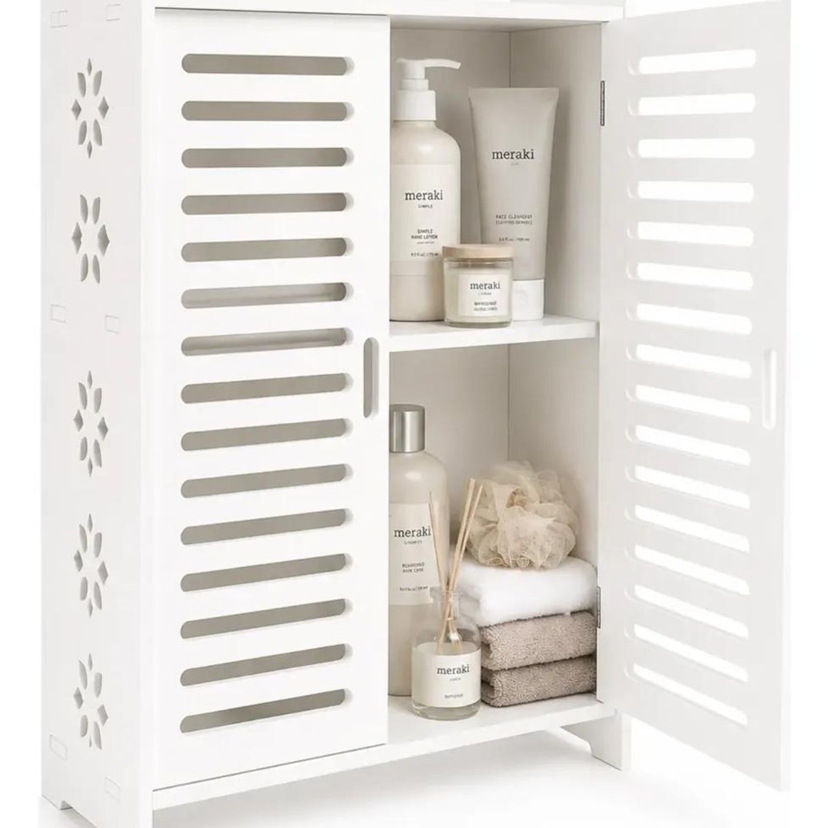GENERICO - Organizador Estante Colgante para Baño Blanco