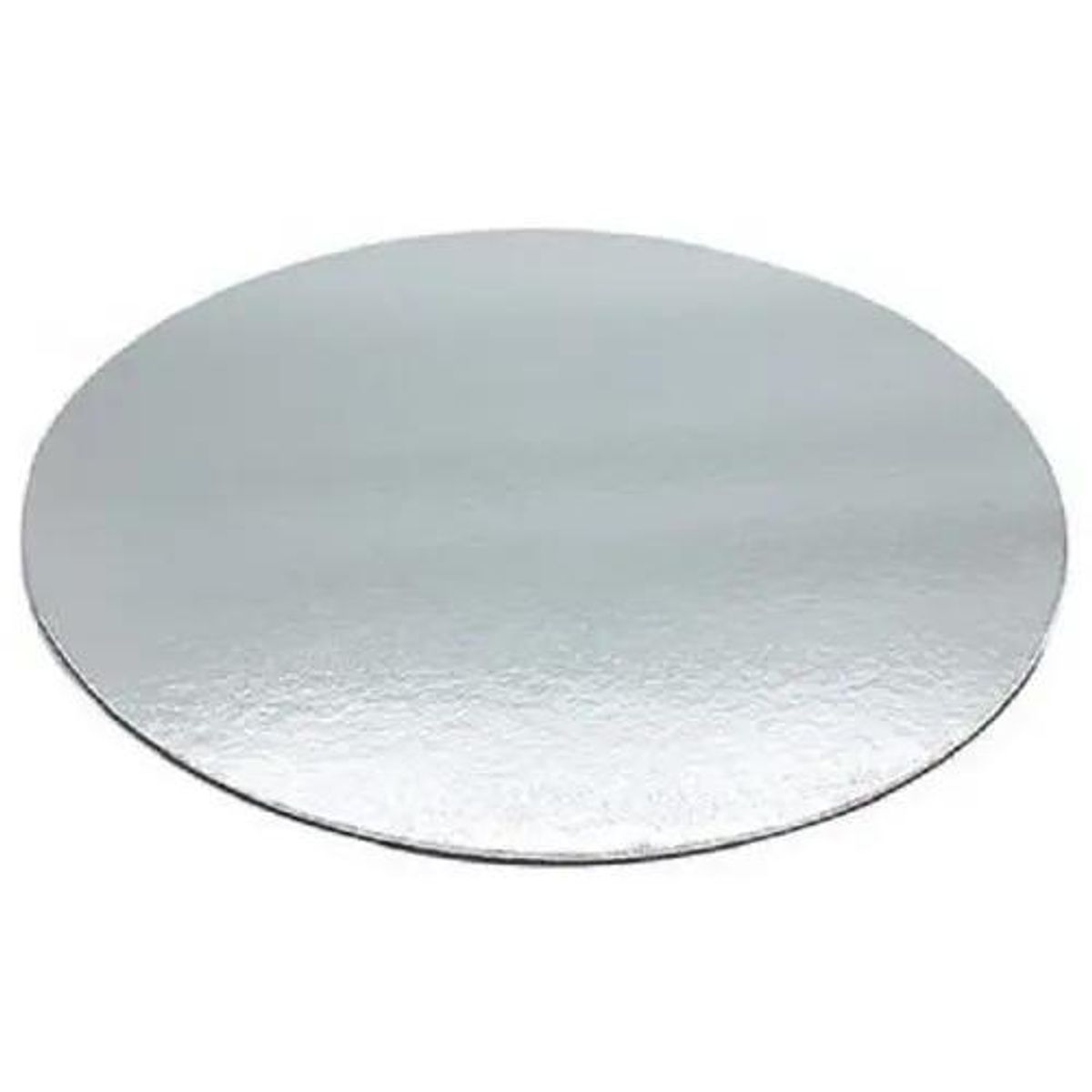 GENERICO - Pack 12 Bandejas Redondas Plateadas 35cm