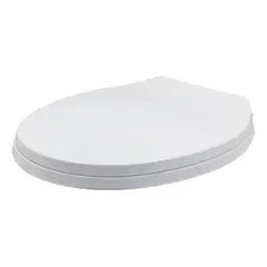 GENERICO - Asiento y tapa de cierre lento para WC blanco