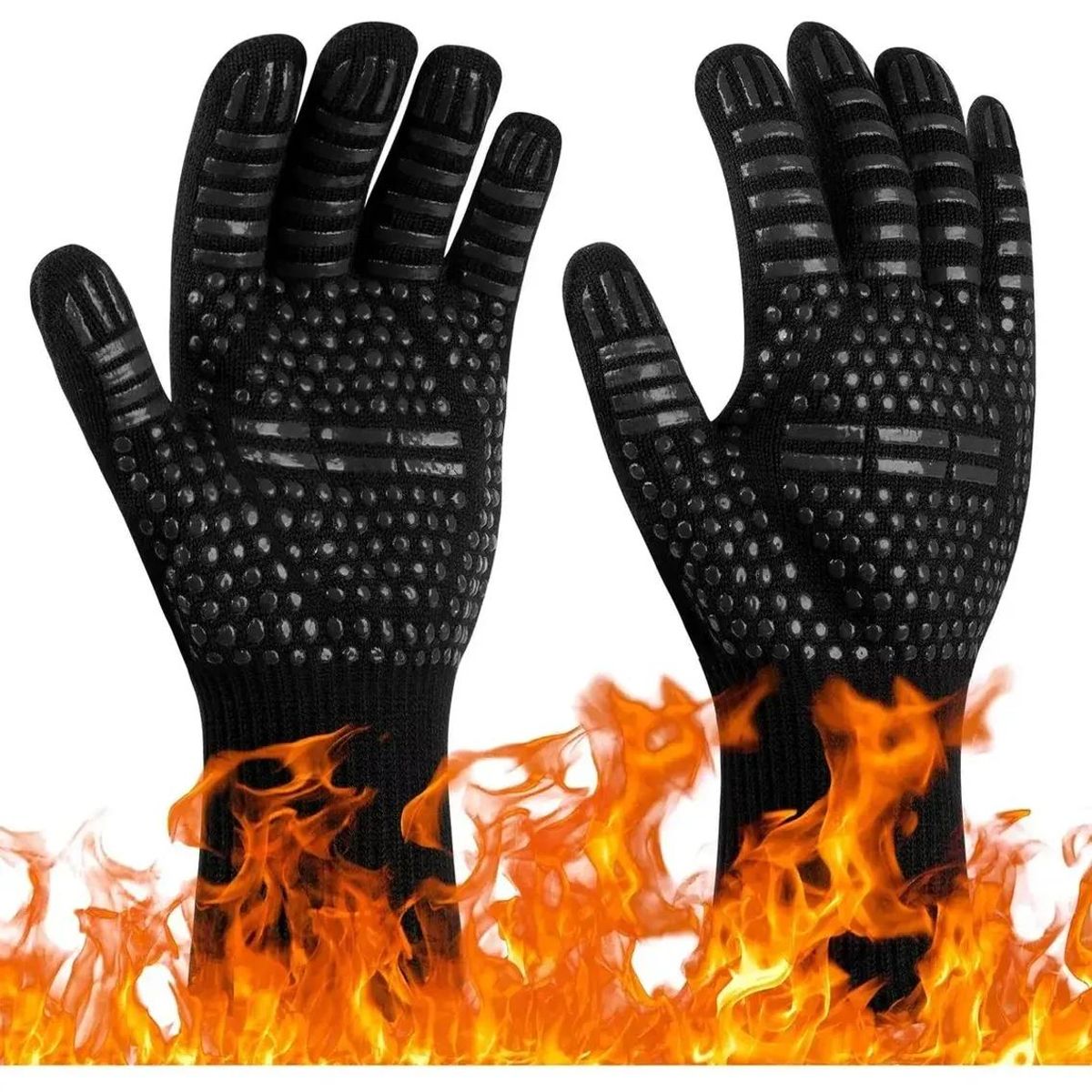 GENERICO - Set 2 Guantes Alta Temperatura para Cocina y Parrilla