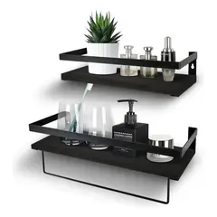 GENERICO - Kit de 2 Repisas Flotantes para Pared