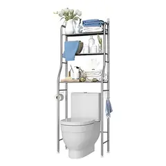 GENERICO - Estante organizador metálico para baño o lavandería