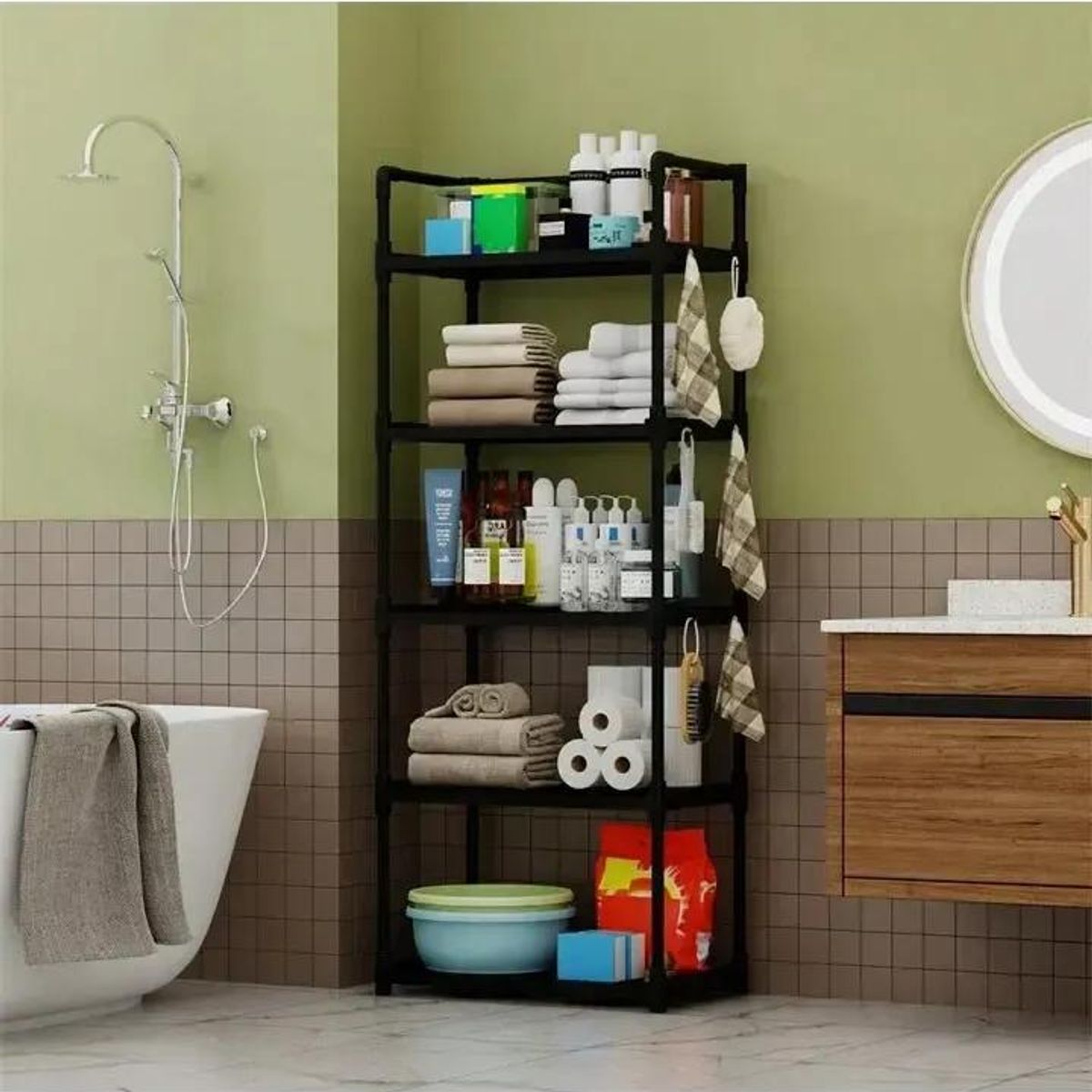 GENERICO - Organizador Multiuso Blanco para Baño y Cocina