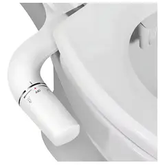 GENERICO - Bidet ultradelgado para inodoro con doble boquilla