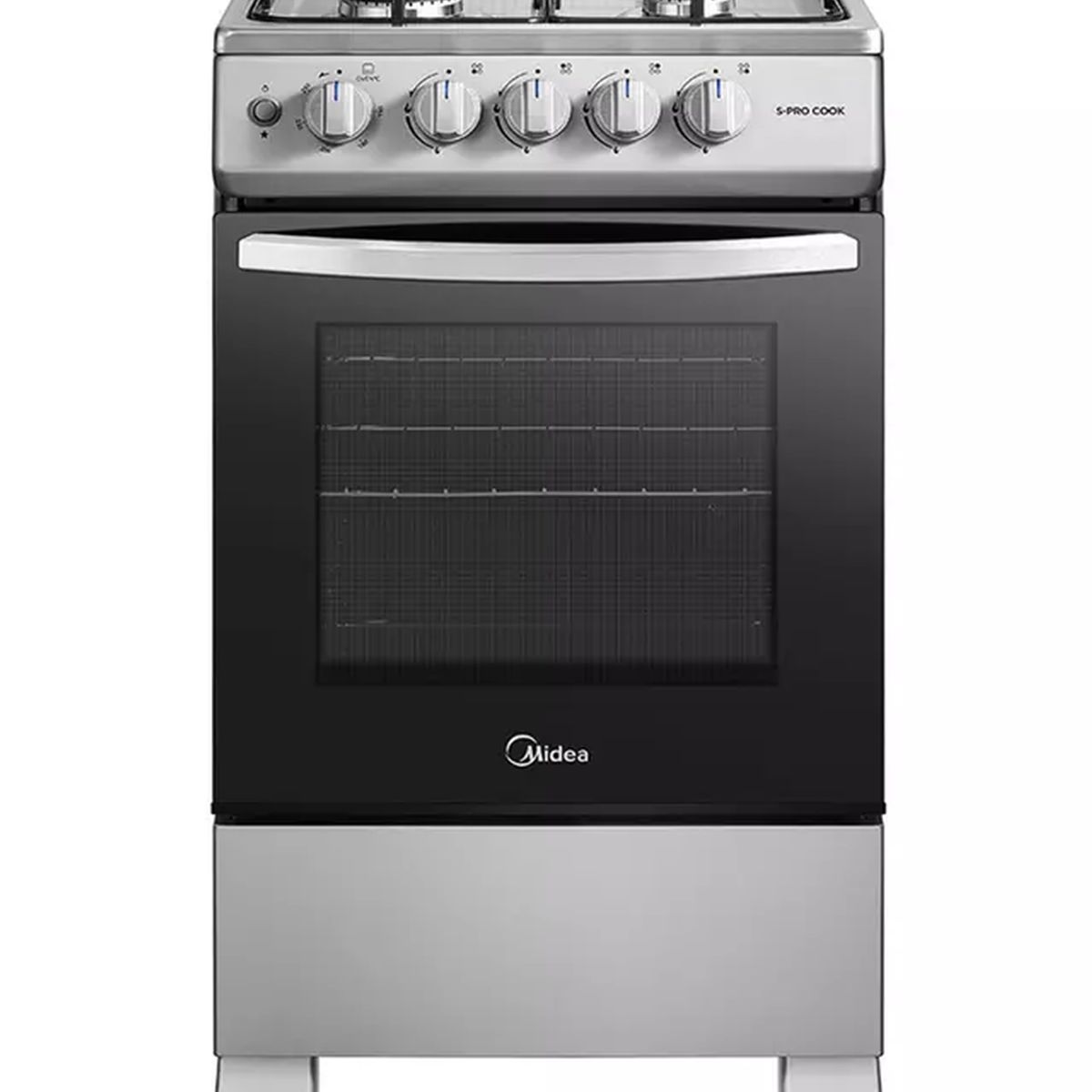 MIDEA - Cocina a Gas Midea 4 Quemadores MFO-MG20TCSSL