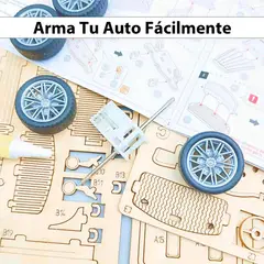 GENERICO - Bloques de Construcción Puzzle 3D Auto Clásico 65 Piezas