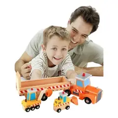 GENERICO - Camión Excavadora de Madera para Niños